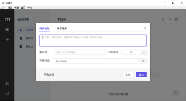 Motrix 界面截图 2