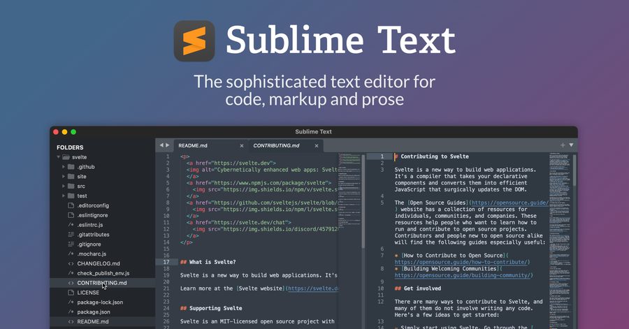 Sublime Text 界面截图 1