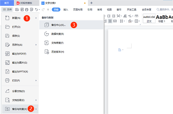 WPS Office 界面截图 2
